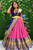 New Designed South Indian Lehenga Choli For women And Girls KUM-KUM  Pink Blue
