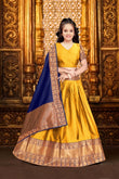 New Designed South Indian Lehenga Choli For women And Girls kum kum.