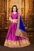 New Designed South Indian Lehenga Choli For women And Girls kum kum.